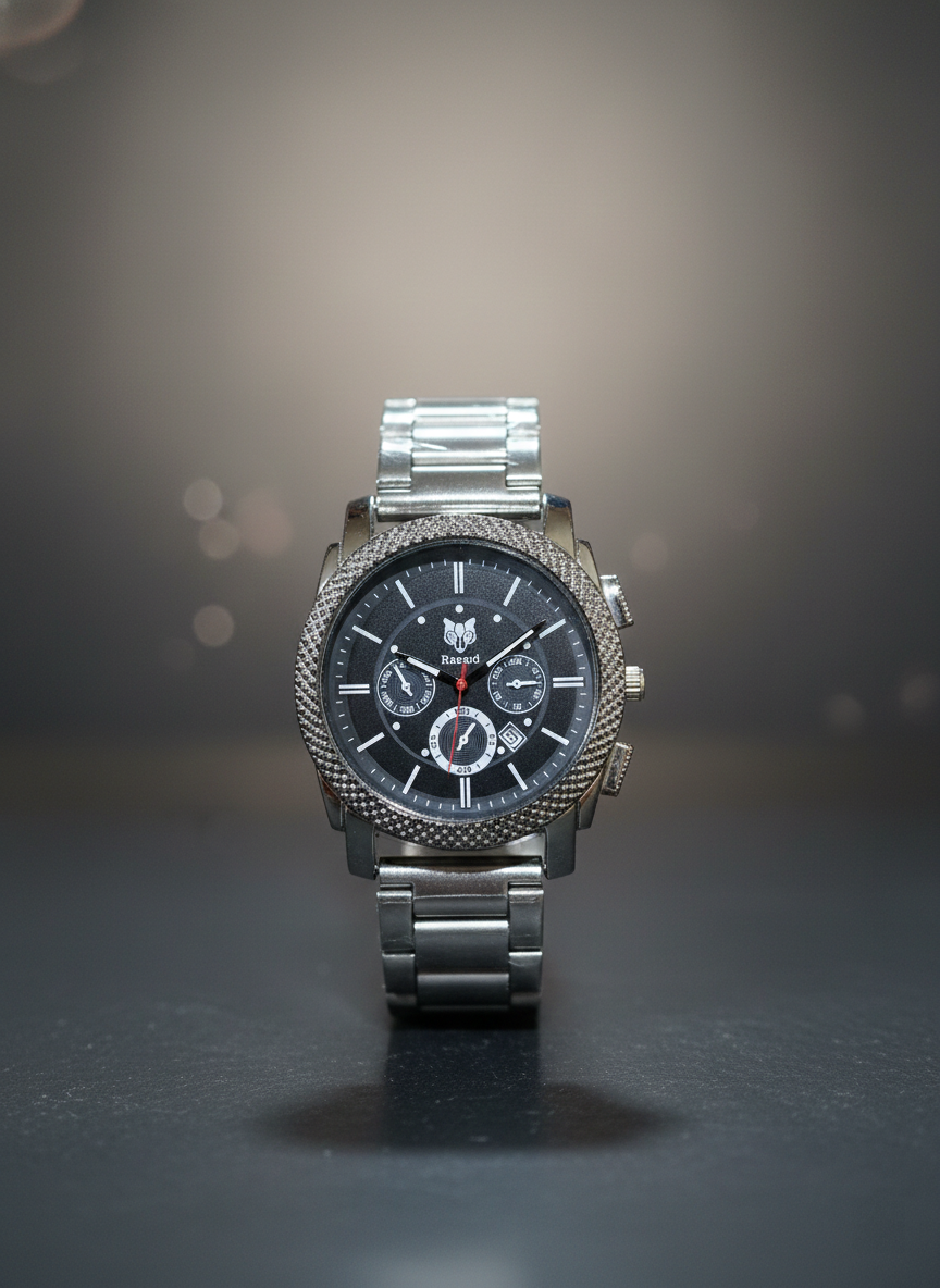 ساعة يد Renard رجالي معدن بالتاريخ